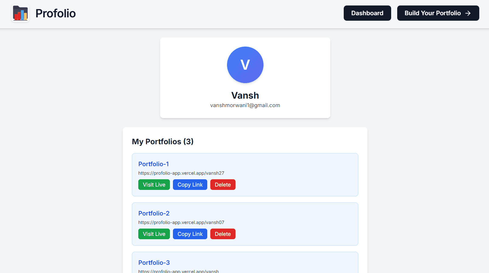 Profolio screenshot 4