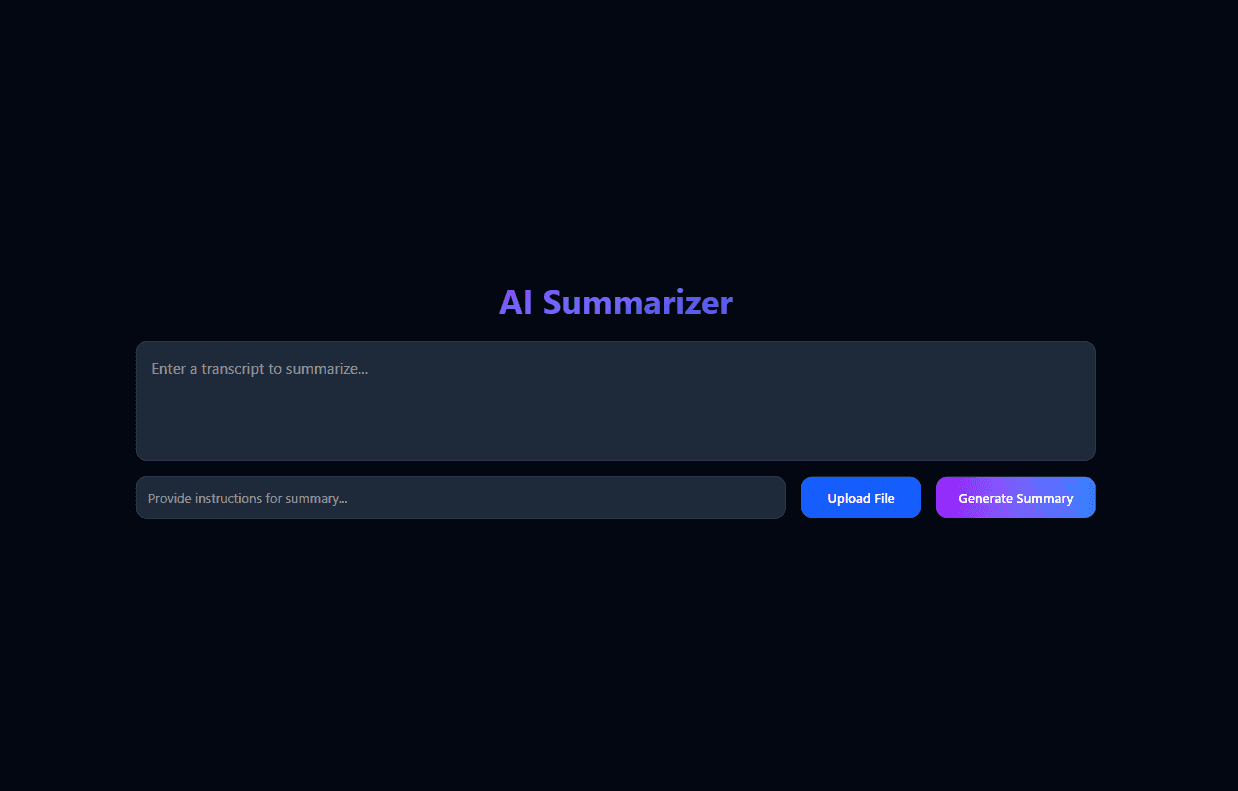 AI Summarizer screenshot 1